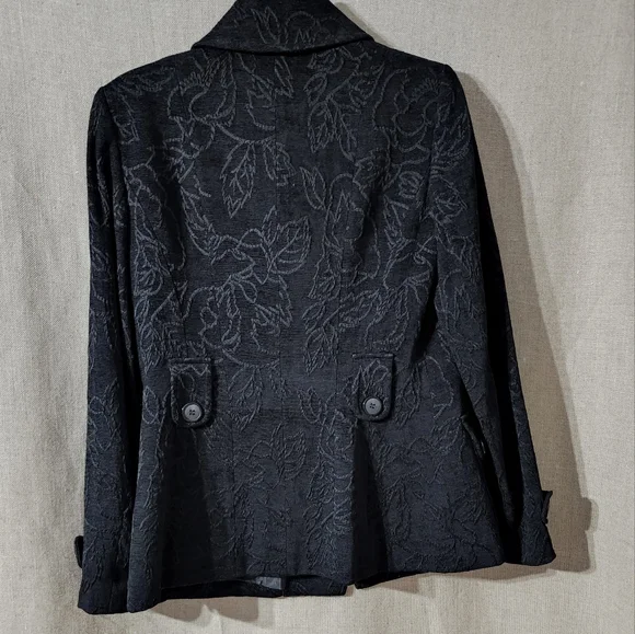 Nine West blazer size 6 color Black Long sleeves - Picture 14 of 15